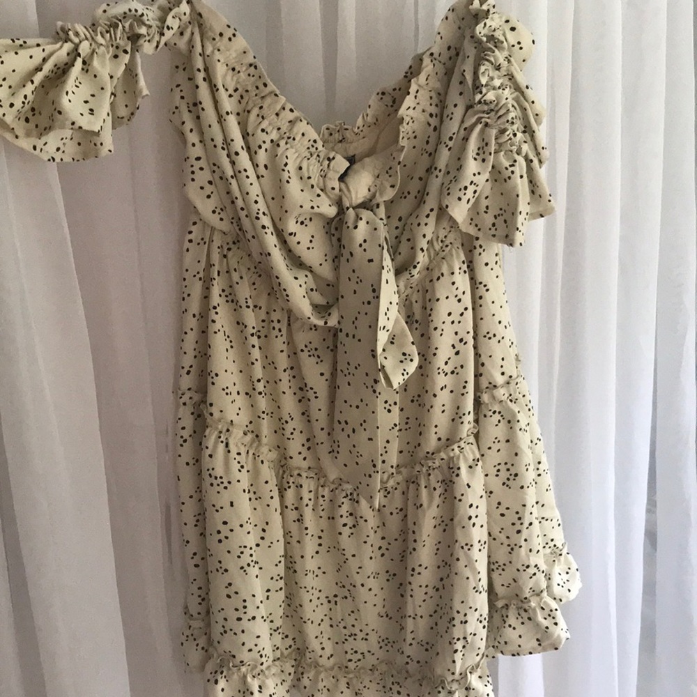 Nanamacs off-shoulder mini dress